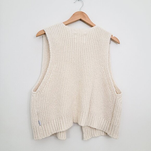 Le Bon Shoppe Granny Cotton Sweater Vest XS/S - Picture 2 of 6